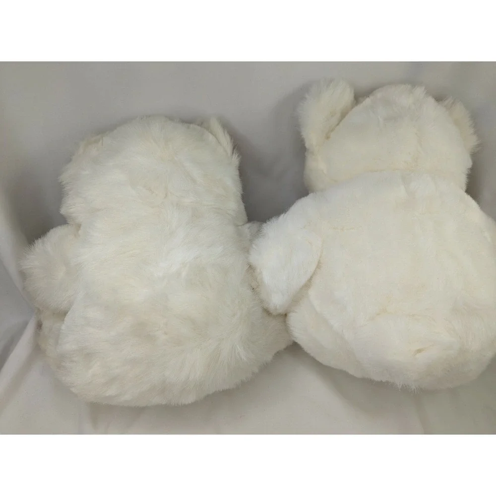White Bear Lot Red Hearts Nose Bow Lot 18 Inch 14 Inch Mty Inttll Stuffed Animal